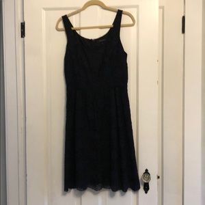 Banana republic dark blue lace dress